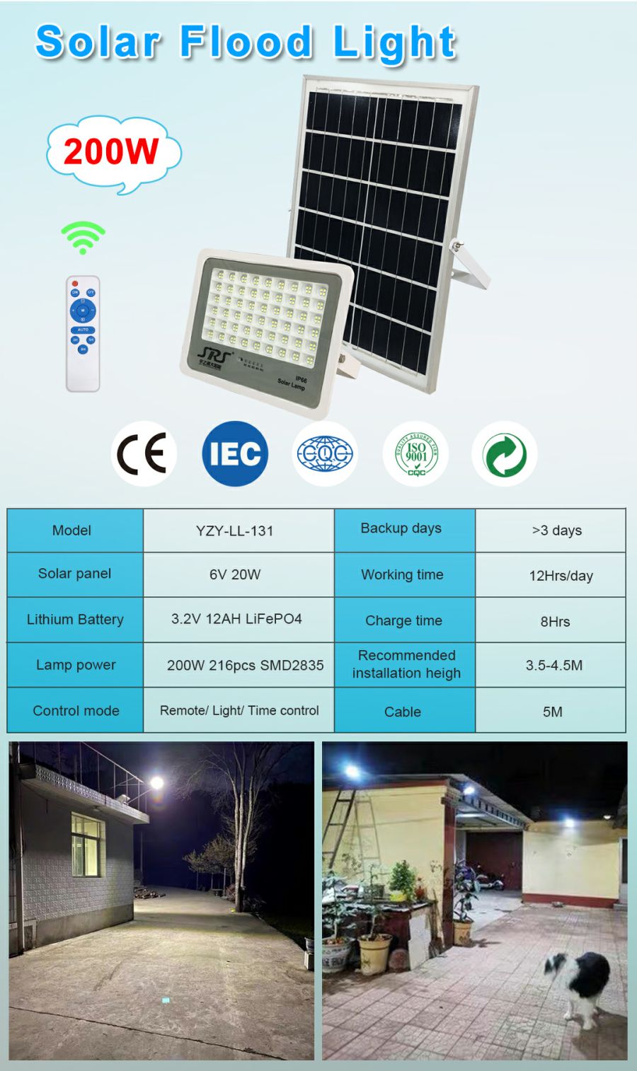 130-133 floodlight